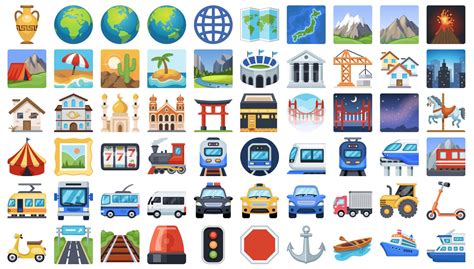Decode Travel & Places Emoji Meanings Today .